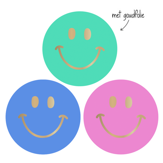 Cadeaustickers | Bright Smiley | 10x