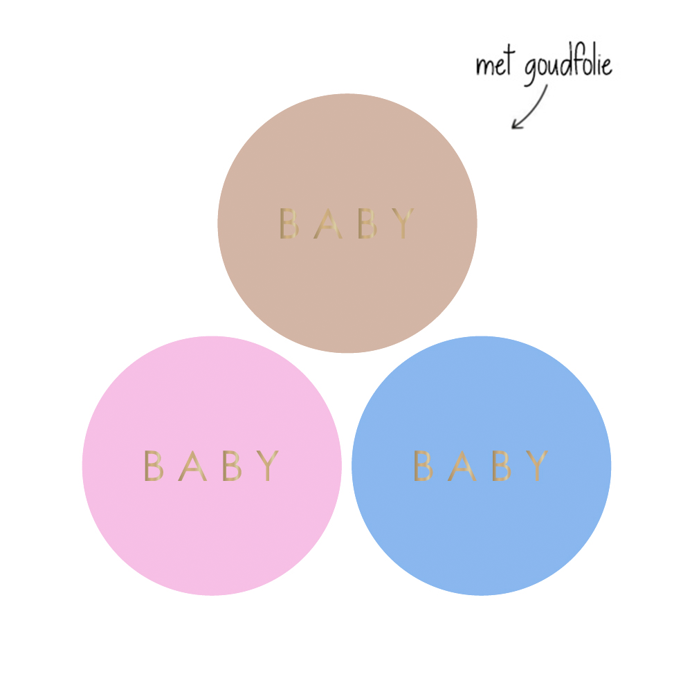 Cadeaustickers | Baby | 10x