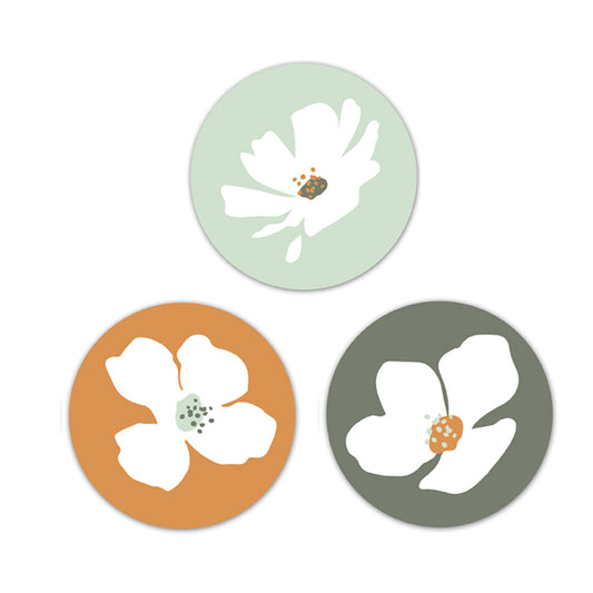 Cadeaustickers | Flowers | 10x