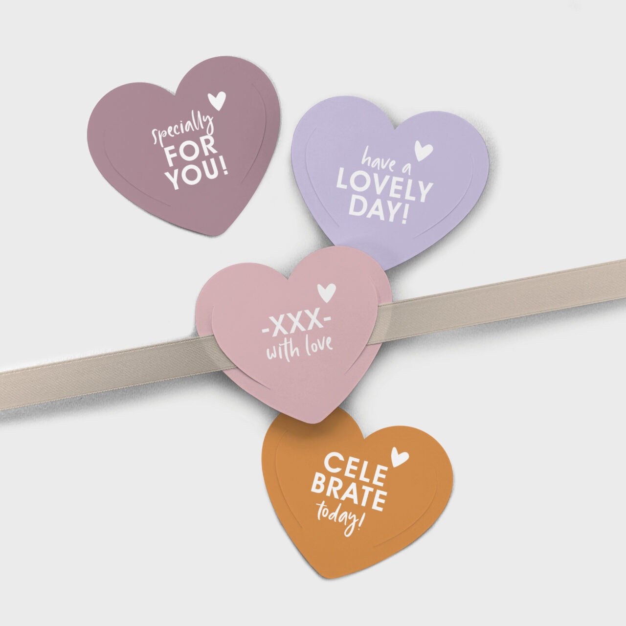 Cadeaulabels Premium | With Love | 4x