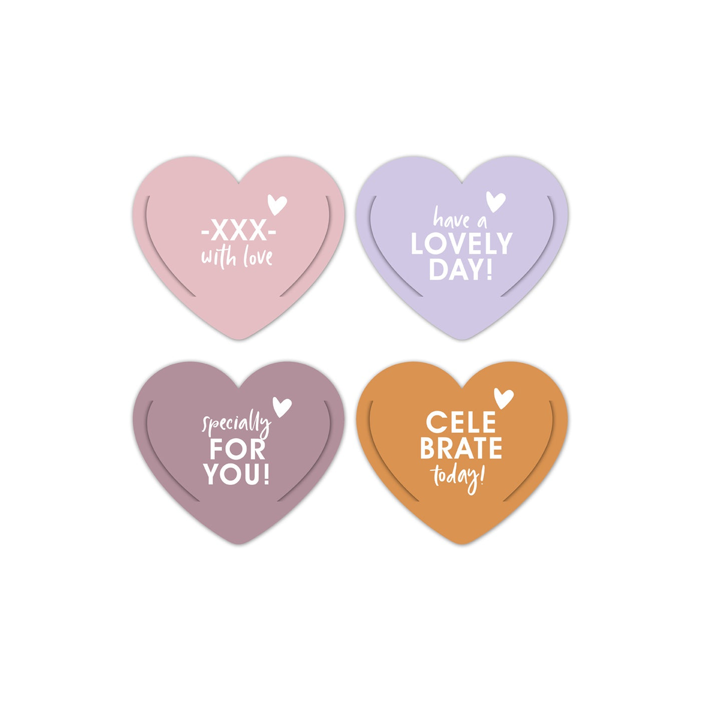 Cadeaulabels Premium | With Love | 4x