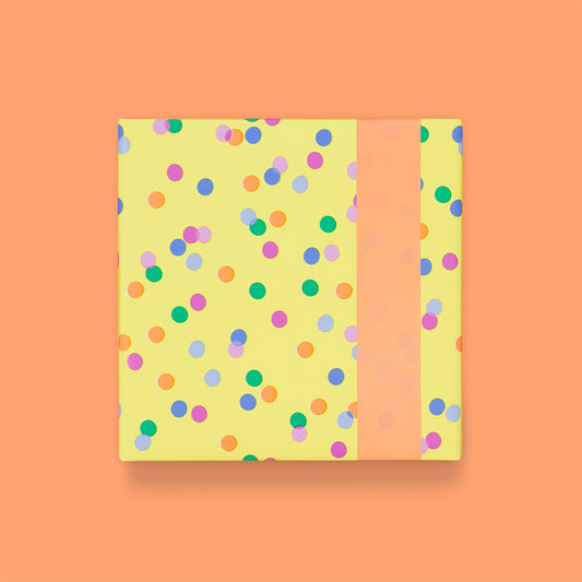 Inpakpapier | Yellow Confetti